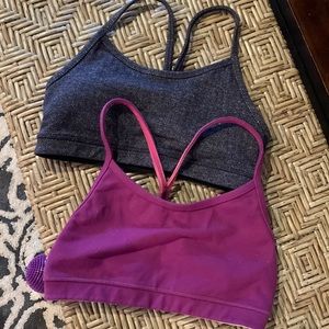 LuLu lemon size 2, flow Y sports bra, without pads